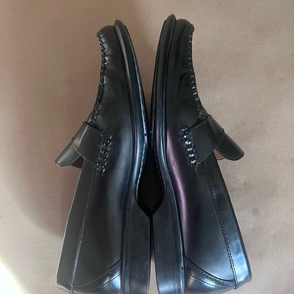 Bass Flex Genuine Leather Silver Buckle Slip On Loafers Size US 9.5 M main image 7